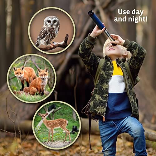 Thames & Kosmos My Discovery Telescope | Refracting Telescope with 12x Magnification | Compact & Portable for Land & Night Sky Observations | See The Moon, Planets, Wild Animals in Your Backyard! - Image 4
