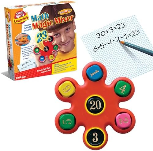 Small World Creative Math Magic Mixer Educational Math Game Ages 8+ by SmallWorldToys