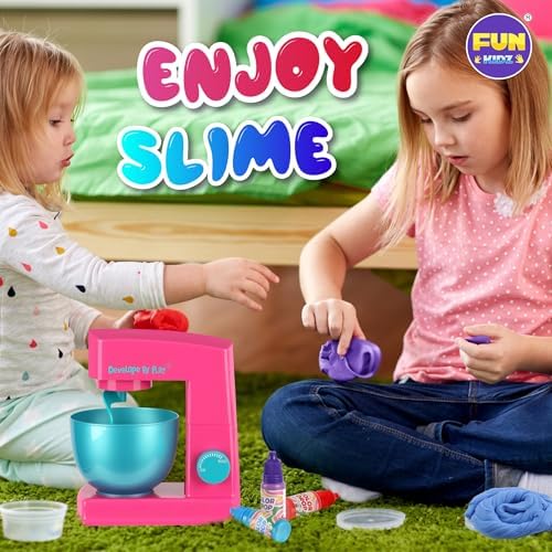 Electric Slime Mixer Machine Kit for Kids, FunKidz Twist Mixing Glue and Activator to Making Slime Automatic Craft Toy for Girls Ages 8-12 Boys Gifts - Image 5