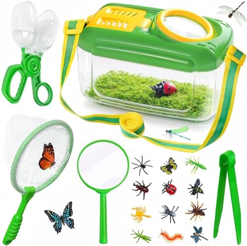 17 PCS Bug Catching Kit Bug Catcher for Kids, Princess Dress Up Shoes Set - Image 2