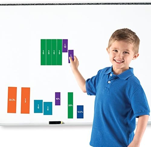 Learning Resources Double-Sided Magnetic Fraction Squares - Image 4