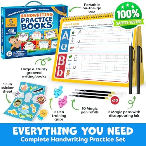 Magic Grooved Writing Practice Books for Kids 3-7 - Image 2