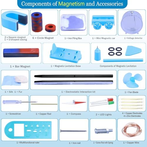 Physics Electricity & Magnetism Experiment Kit STEM Physics Lab Supplies - Image 3