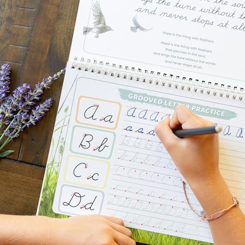 Graceful By Design Grooved Cursive Handwriting Workbook for Kids Ages 8-12 - Image 4