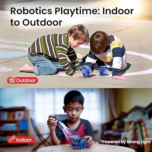 Bundle - 2 Items: Sillbird 12-in-1 Solar Robot Toys & Robot Building Kit with Remote Control for Boys Ages 8-14, Christmas STEM Robotics Technic Toy, Coding Science Educational Gift - Image 7
