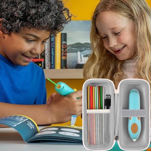 Leayjeen Storage Case Compatible with 3Doodler Start+ Essentials for 3D Pen Set for Kids,for Kids Ages 8-12,Fit for 3D Printing Pen Carrying case(Case Only)-Pink Unicorn - Image 6