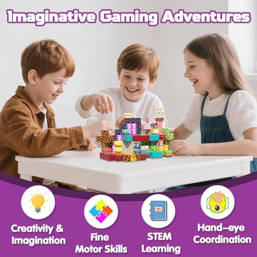 Magnetic Blocks, 150PCS Toys Building Cube Birthday Gifts for Kids - Image 6