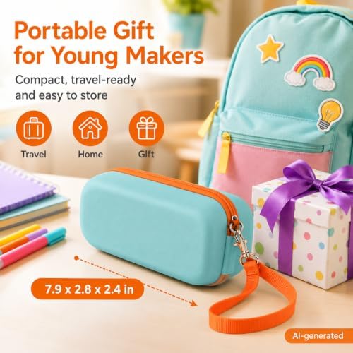 GWCASE Foam Insert Case for 3Doodler Start+ Essentials 3D Pen, Green - Image 2