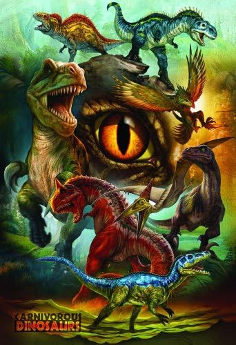 EuroGraphics 8100-0359 Carnivorous Dinosaurs 100-Piece Puzzle - Image 3