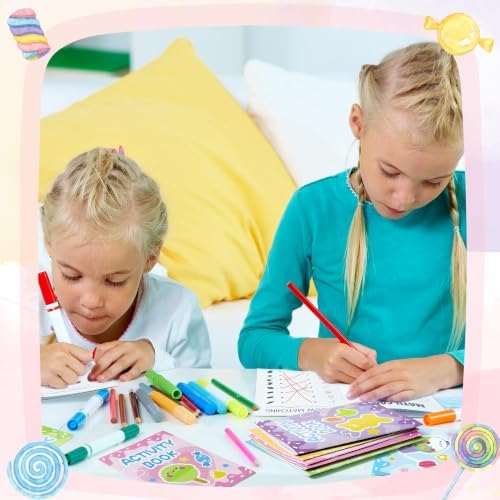 Bulk Candy Activity Books, 48Pcs Mini Game Coloring Book Set for Kids - Image 5