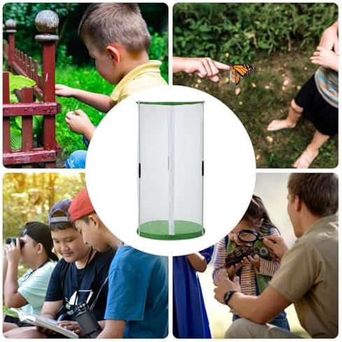 Butterfly Net Cage 11.8 x 15.7 Inch Caterpillar Enclosure with Zipper - Image 5