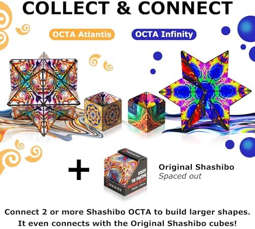 Shashibo OCTA Magnetic Puzzle Toy, Stress Relief Fidget Toy - Image 6