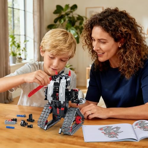 MagicKidz Robot Building Kits for Kids - STEM Birthday Gifts for 6 7 8 9 10 11 12+ Year Old Boys - 3 in 1 Robotics Toy with APP & Remote Control Coding, Educational DIY Science Project - Image 3