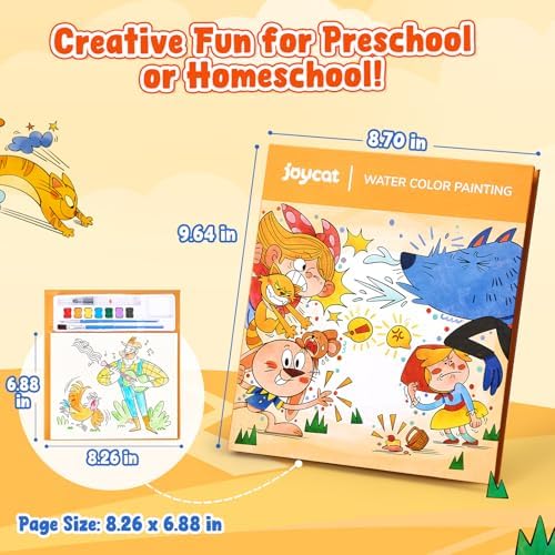 JoyCat Paint with Water Coloring Books for Toddlers (Comics) - Image 5