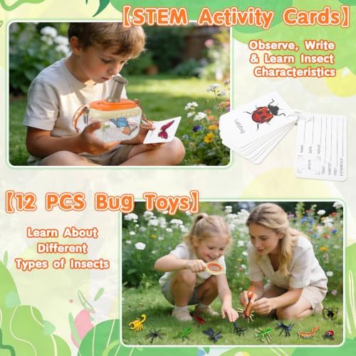 Bug Catcher for Kids, Bug Vacuum Catch & Release Toy Kit, Ages 3-12 - Image 7