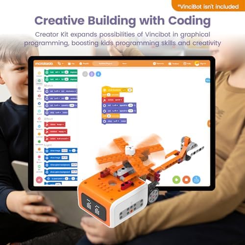 VinciBot Coding Robot with Creator kit for Kids 8-12 - Image 3
