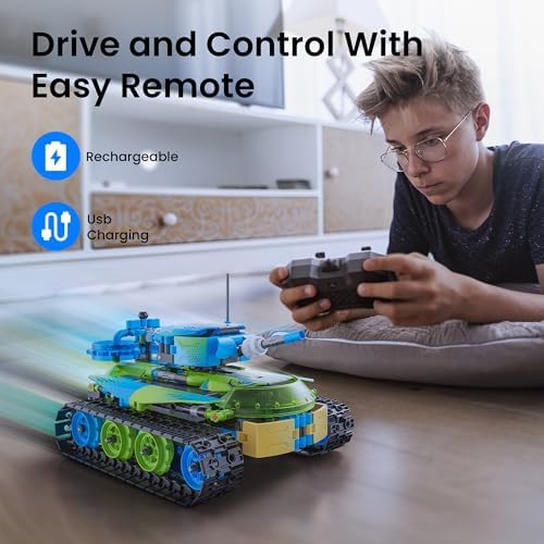 Bundle - 2 Items: Sillbird 12-in-1 Solar Robot Toys & Robot Car Building Kit with Remote Control Christmas STEM Gifts for Boys Ages 8-14, DIY Science Educational Robotic Toys for Kids Teens Birthday - Image 6
