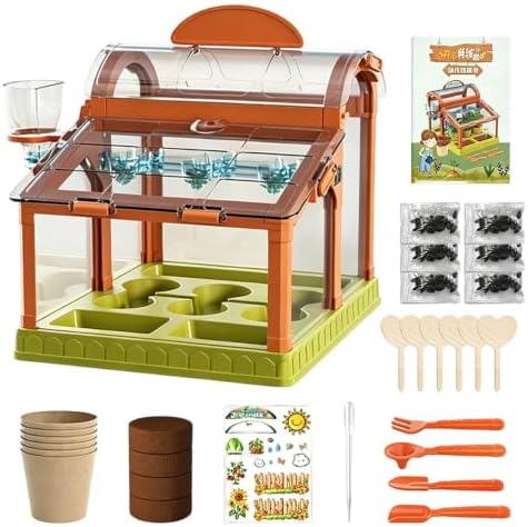 Gardening Greenhouse Growing Kit, with an Irrigation System,Growth Lights by Unknown