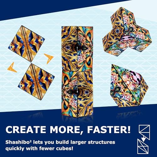 Shashibo ICOSA XL Magnetic Puzzle Toy, Stress Relief Fidget Toy - Image 6