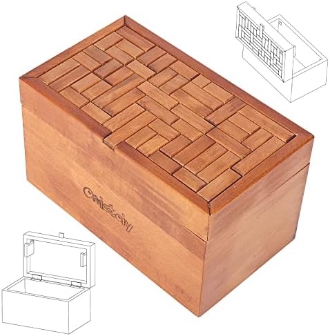 Mystery Box - Onietoiy Wooden Puzzle Box, Prank Puzzles for Adults & Kids by Onietoyisawisdomporter