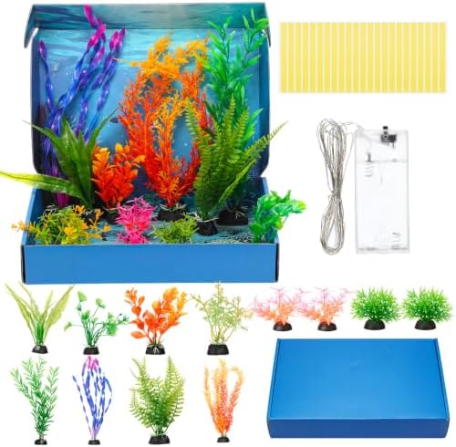AmazingSpark 15 Pcs Ocean Diorama Box Kit Sea Habitat Project Box Set by Unknown