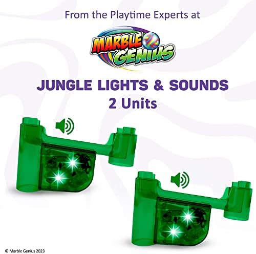 Marble Genius Green-Jungle Lights & Sounds Marble Run Accessory Set - Image 2