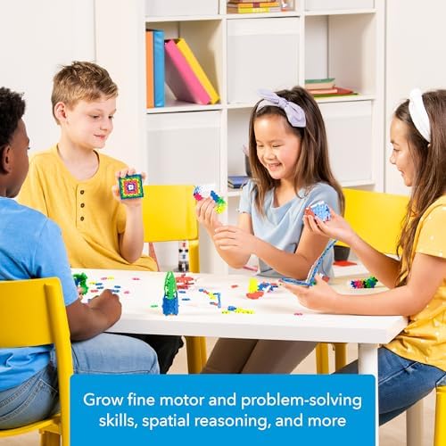 PLUS PLUS Neon Mix Tube - Mini Interlocking Building Blocks Set - Image 3