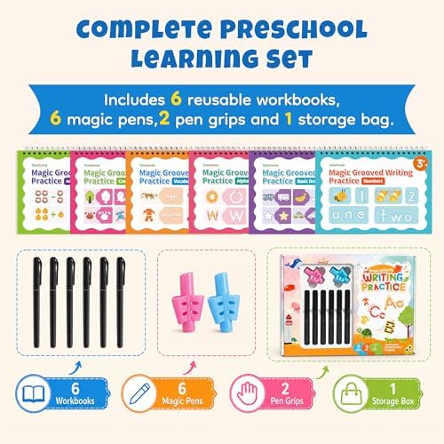 Large Grooved Writing Books for Kids - Image 6