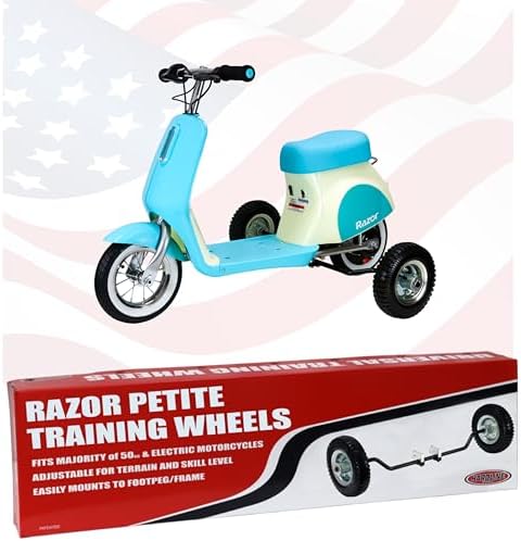 Hardline Products USA Wheels for Tots Training Wheels for Razor Pocket Mod Scooter Petite - 1802-UT-Petite by VISITHardlineProducts