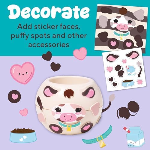 Creativity for Kids Plant-a-Pet Barnyard Pig Kit | Decorate, Plant & Grow Your Own Pet | Chia Seed Gardening Craft | Spring Crafts & Screen-Free Kids Activity (Ages 6+) - Image 5