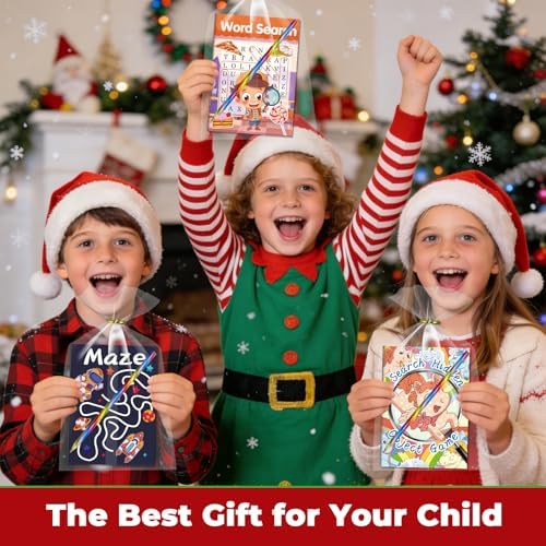 Elfew 20 Pack Activity Books Party Favors Set for Kids Ages 4-8 8-12 - Image 7