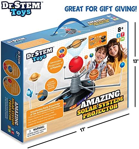 Dr. STEM Toys Solar System Projector Kit - Motorized Planet Model Set for Kids Ages 8-12 | Complete Educational Science Toy with 50+ Pieces | Home & Classroom Use - Image 2