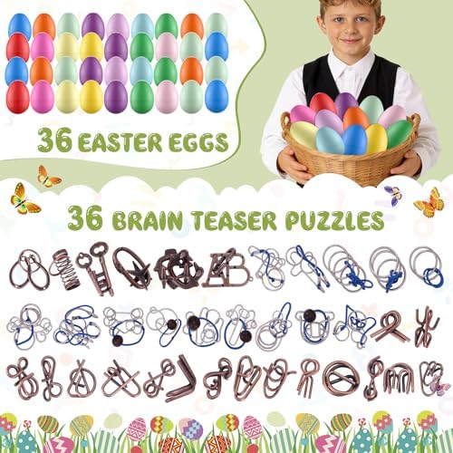 Mytothfy 36 Pack Brain Teaser Puzzles for Adults Teens - Metal Puzzles 3D Puzzle Game Toys for Adults Teens - Unlock Interlocking Puzzle Adult IQ Education Smart Toys - Image 2