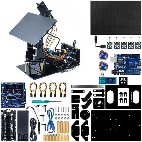 LAFVIN Solar Tracking Starter Kit Project DIY Smart Tracker System STEM Programming Code with Tutorial Compatible with Arduino IDE by LAFVIN