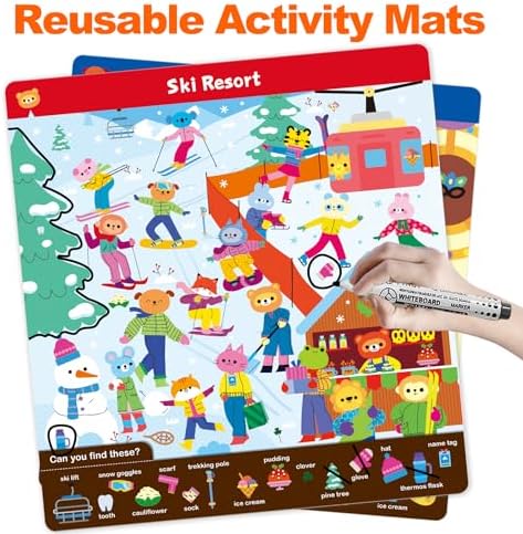Search and Find Reusable Activity Book for Kids Ages 3-8 - Image 2