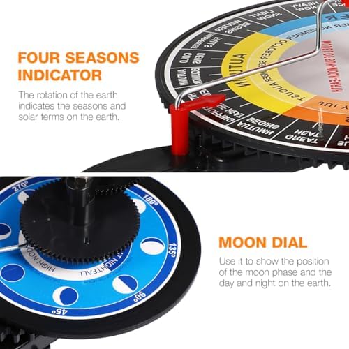 Solar System Planetarium Model Moon Earth Sun Orbital Model Scientific Educational Astronomy Teaching Tool for Toddlers Kids Children - Image 3
