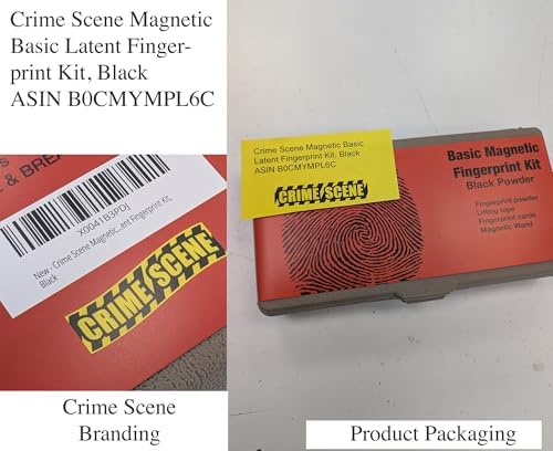 Crime Scene Magnetic Basic Latent Fingerprint Kit, Black - Image 7