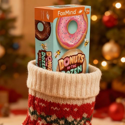 FoxMind Games: Donuts by The Dozen Math Board Game for Kids 7+, 2-6 Players - Image 2
