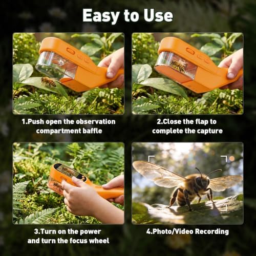 SEEKID Bug Catcher for Kids with 2.4" Screen (Yellow) - Image 3