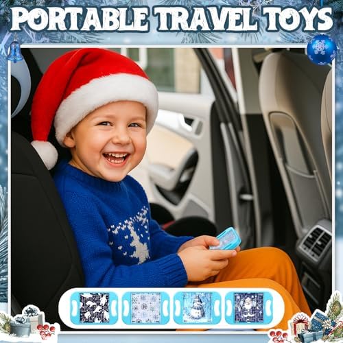 JellyArch 36 Pcs Mini Maze Puzzle Bulk Small Handheld Cube,Winter - Image 5