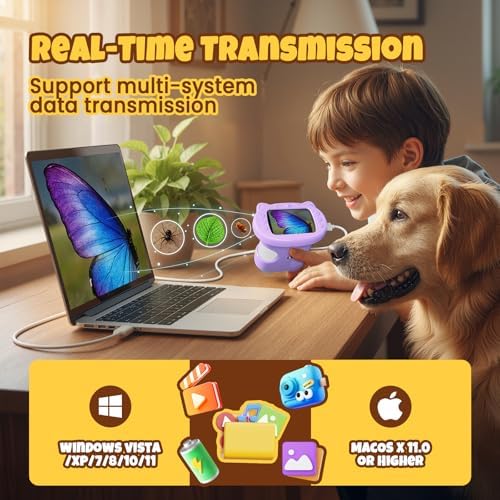 Handheld Digital Mini Microscope for Kids: 1000X 4K 2.4" Microscopes Toys - Image 5