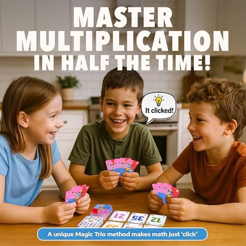 Multiplication Game for Kids – Interactive Math Card Game that Builds Confidence in Times Tables | Ideal Multiplication and Division Games for 2nd 3rd 4th 5th Grade Kids - Image 2