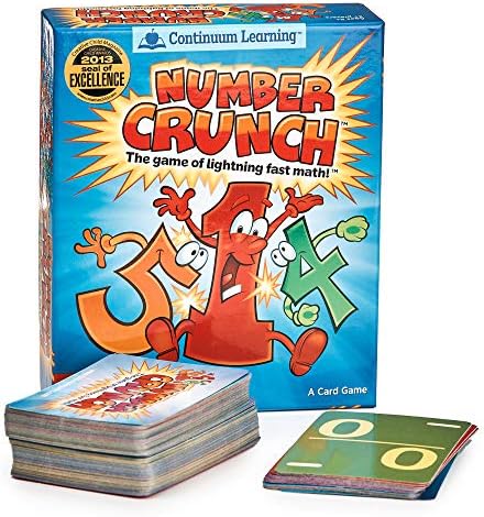 Continuum Games Learning Number Crunch Lightning Fast Math Games for Kids, Practice and Learn Addition, Subtraction, Multiplication & Division with Educational and Fun Math Learning Games for Kids by ContinuumGames