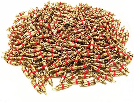 150Pcs Copper Tyre Tire Valve Stem Core Part Replacement Valve Stem Cores by Thebestautoparts