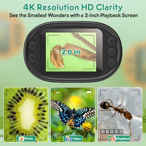 Kids Digital Microscope Science Gift: Complete STEM Toy Kit for Ages 4-12 - Image 3
