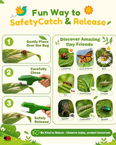 Digital Bug Catcher for Kids, Outdoor STEM Toys Birthday Gifts for Kids 3+ - Image 7