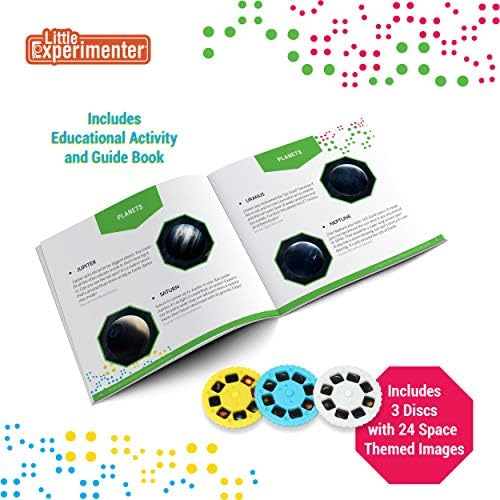 Little Experimenter Projector Telescope, 24 Space Images, STEM Kids 3-12 - Image 3