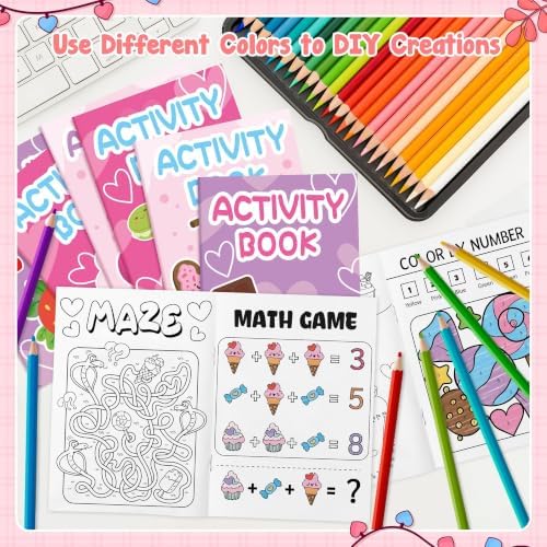 Bulk Desserts Activity Books, 24Pcs Desserts Games Coloring Booklet - Image 6