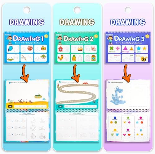 MarcZero Magic Grooved Writing Practice Books for Kids Ages 3-8 - Image 6