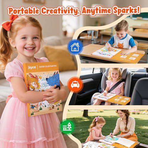 JoyCat Paint with Water Coloring Books for Toddlers (Comics) - Image 6